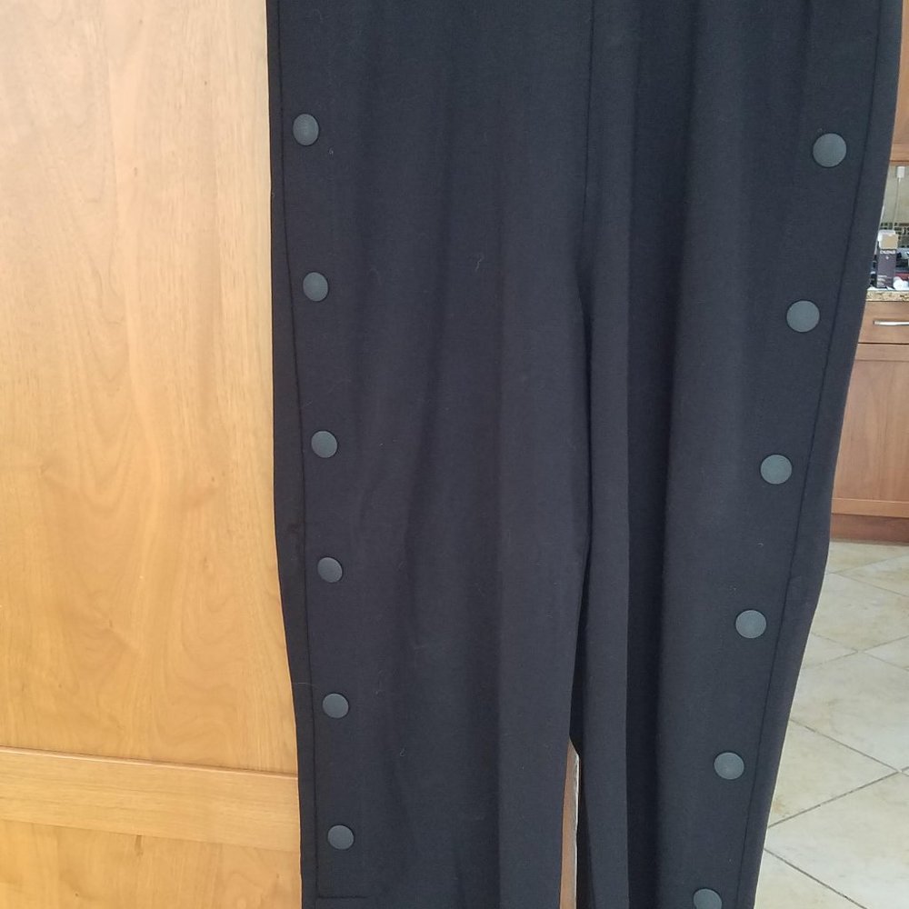 Cabi Snap Crop Trousers NWT, Black